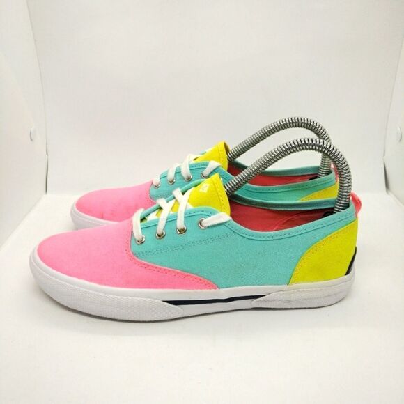 Sperry Top Sider Pier Wave CVO Multicolor Sneakers Shoes Girls Size 4‎ M - Picture 1 of 8